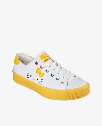  SKECHERS - Giày sneakers nữ phối dây Hello Kitty Street V'lites 