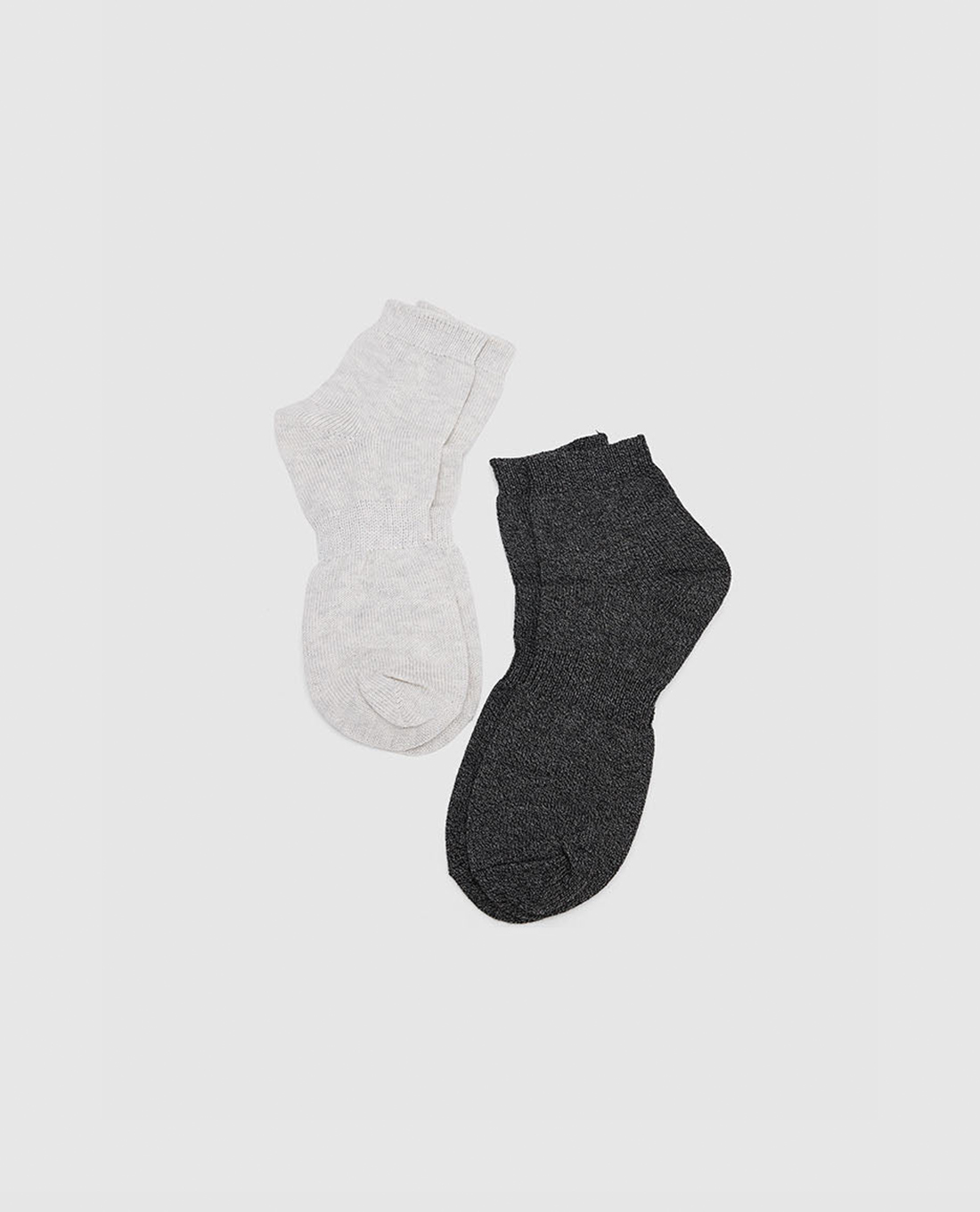 URBAN REVIVO - Set 2 đôi vớ nam cổ thấp