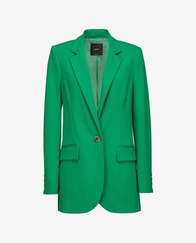  PINKO - Áo blazer nữ phom suông phối nút cài Eliana 