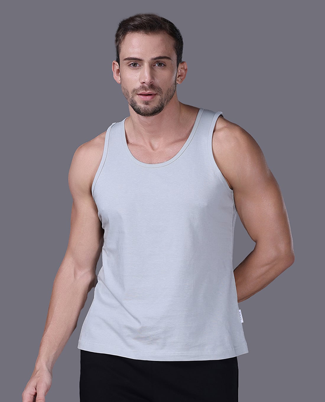 JOCKEY - Áo ba lỗ nam cổ tròn Cotton