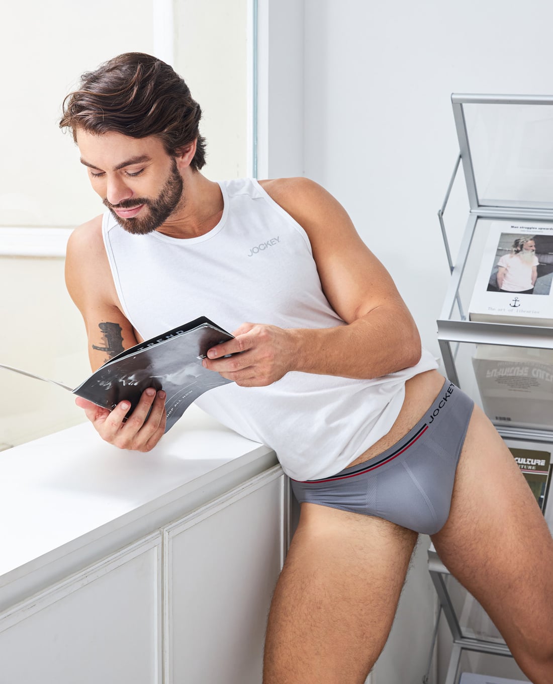 JOCKEY - Quần lót nam seamfree dáng brief