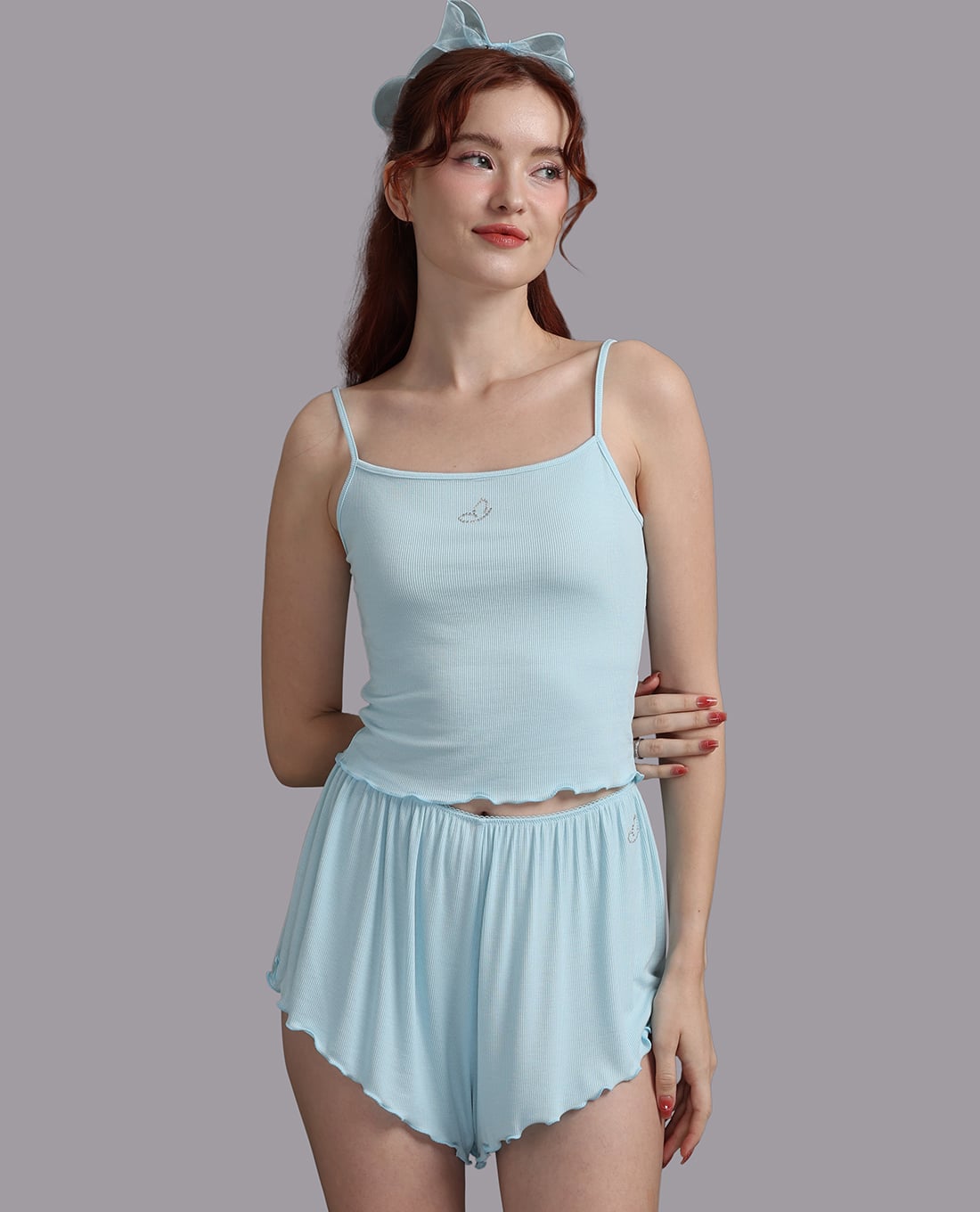 WOW BY NDLANNGOC - Bộ quần áo nữ ngắn mặc nhà cotton bamboo