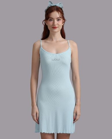  WOW BY NDLANNGOC - Đầm ngắn mặc nhà bamboo spandex 