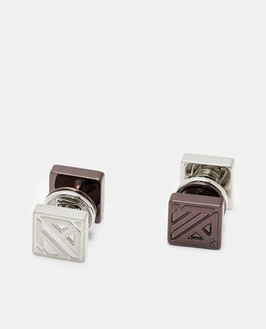  TED BAKER - Khuy măng sét Reversible Silver Cufflinks 