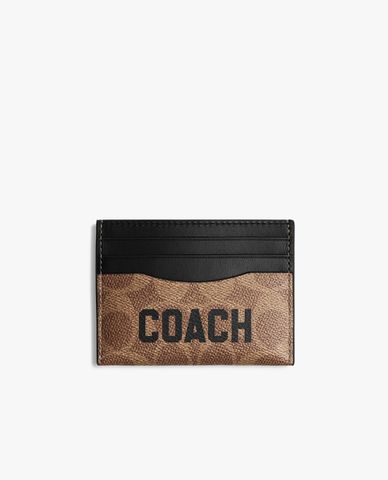  COACH - Ví đựng thẻ nam phom chữ nhật thời trang 