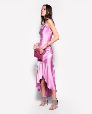  PINKO - Đầm dự tiệc hai dây cổ đổ La Rosas 