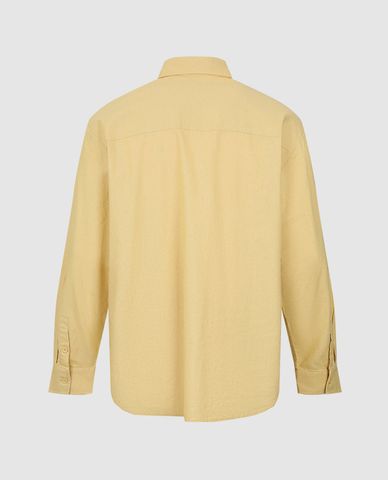  URBAN REVIVO - Áo sơ mi nam cổ bẻ tay dài Printed Straight 