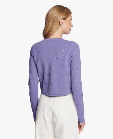  PINKO - Áo khoác cardigan phom ngắn tay dài Navarra 