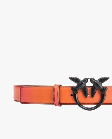  PINKO - Thắt lưng bản mảnh phối logo nổi bật Love Berry H3 