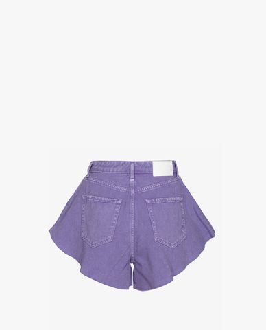  PINKO - Quần shorts nữ ống rộng lưng cao Calma 