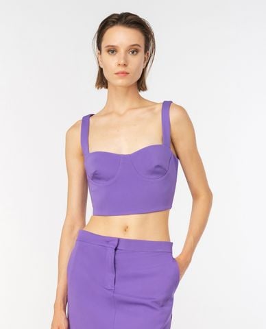  PINKO - Áo croptop nữ hai dây Tassativo 
