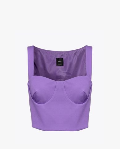  PINKO - Áo croptop nữ hai dây Tassativo 