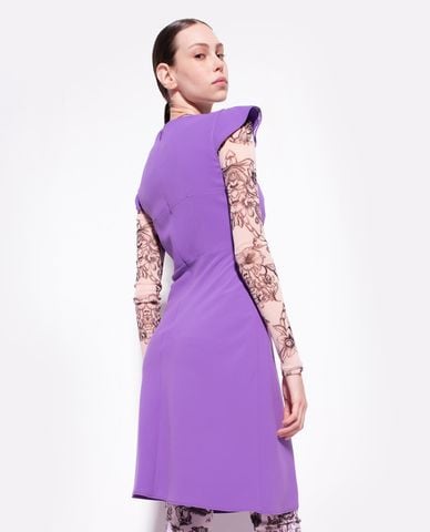  PINKO - Đầm mini cổ vuông tay ngắn Amorevole 