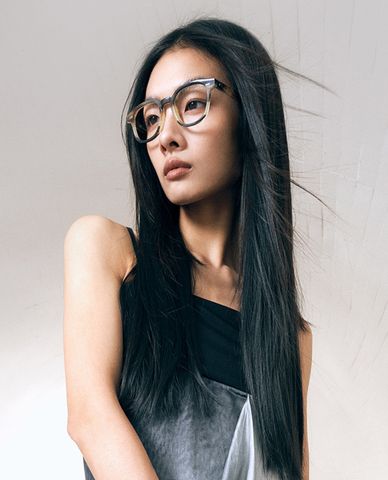  MUJOSH - Gọng kính vuông nam bản dày cá tính 