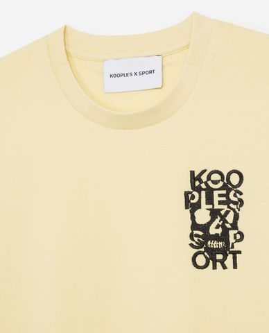  THE KOOPLES - Áo thun nữ cổ tròn ngắn tay Embroidery Logo 