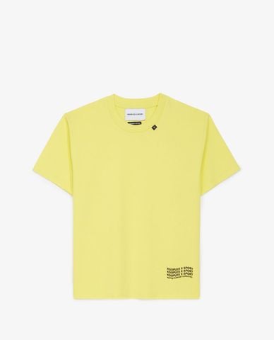  THE KOOPLES - Áo thun nữ cổ tròn ngắn tay Wavy Logo 