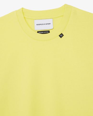  THE KOOPLES - Áo thun nữ cổ tròn ngắn tay Wavy Logo 