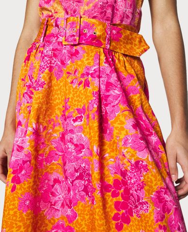  TED BAKER - Chân váy midi phối thắt lưng Jenday 