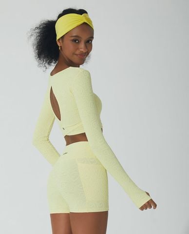  OLABEN - Áo tập luyện nữ tay dài Rosmerta 3D 