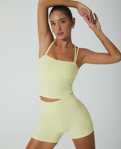  OLABEN - Áo tập luyện nữ hai dây Mia 3D 