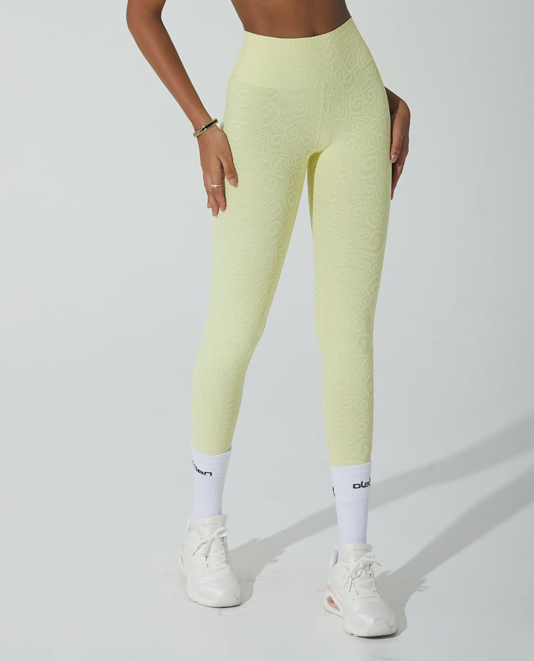 OLABEN - Quần leggings thể thao nữ Déese Fleur 3D