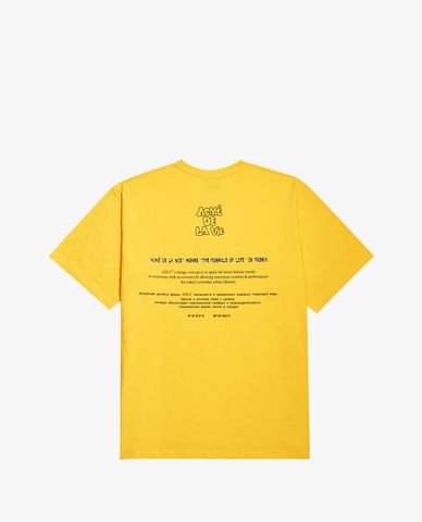  ADLV - Áo thun ngắn tay cổ tròn Embossing Logo 