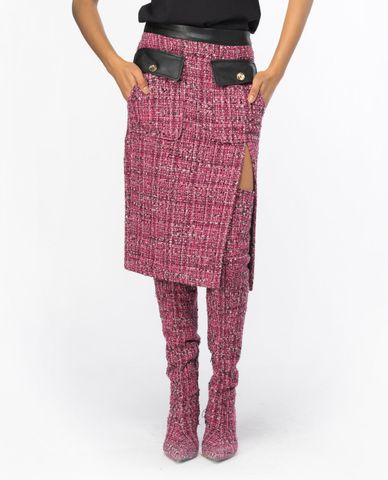  PINKO - Chân váy midi xẻ tà Griffin 