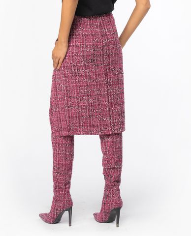  PINKO - Chân váy midi xẻ tà Griffin 