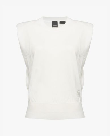  PINKO -  Áo ghile nữ thời trang Knit Fabric 