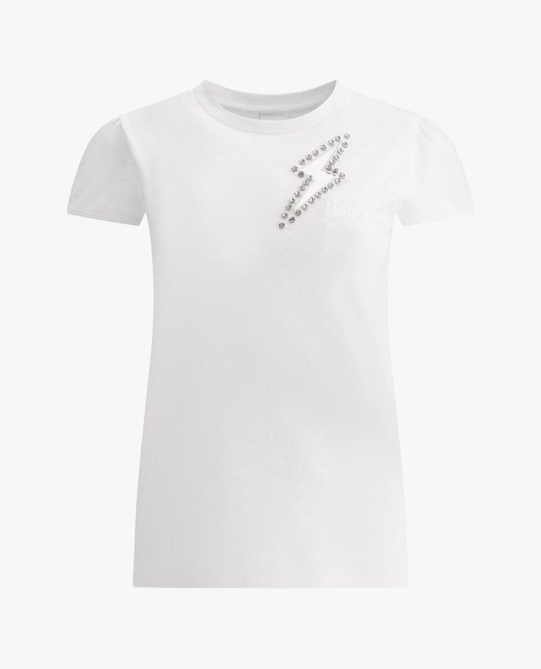 PINKO - Áo thun nữ cổ tròn tay ngắn Baseball