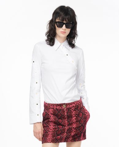  PINKO - Áo sơ mi nữ hàng nút lệch Conan 