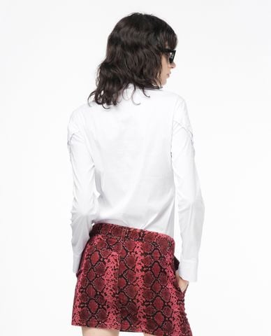  PINKO - Áo sơ mi nữ hàng nút lệch Conan 