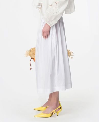  PINKO - Chân váy midi phối dây thắt Grinch 