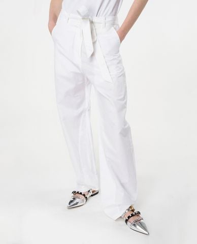  PINKO - Quần ống đứng phối thắt lưng Pianista 