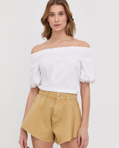  PINKO - Áo kiểu nữ trễ vai phom suông Ravenna 