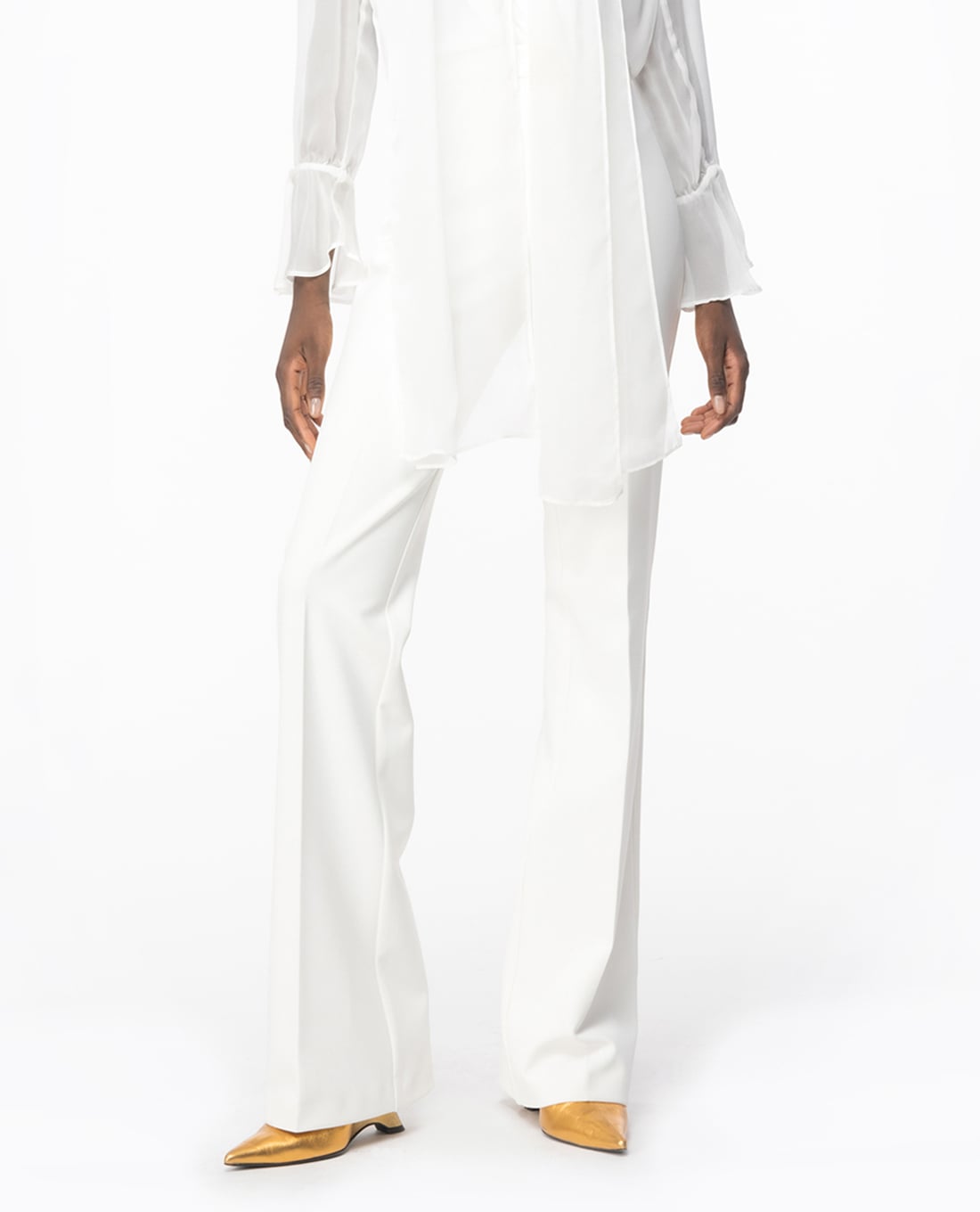 PINKO - Quần nữ ống đứng thời trang Spin