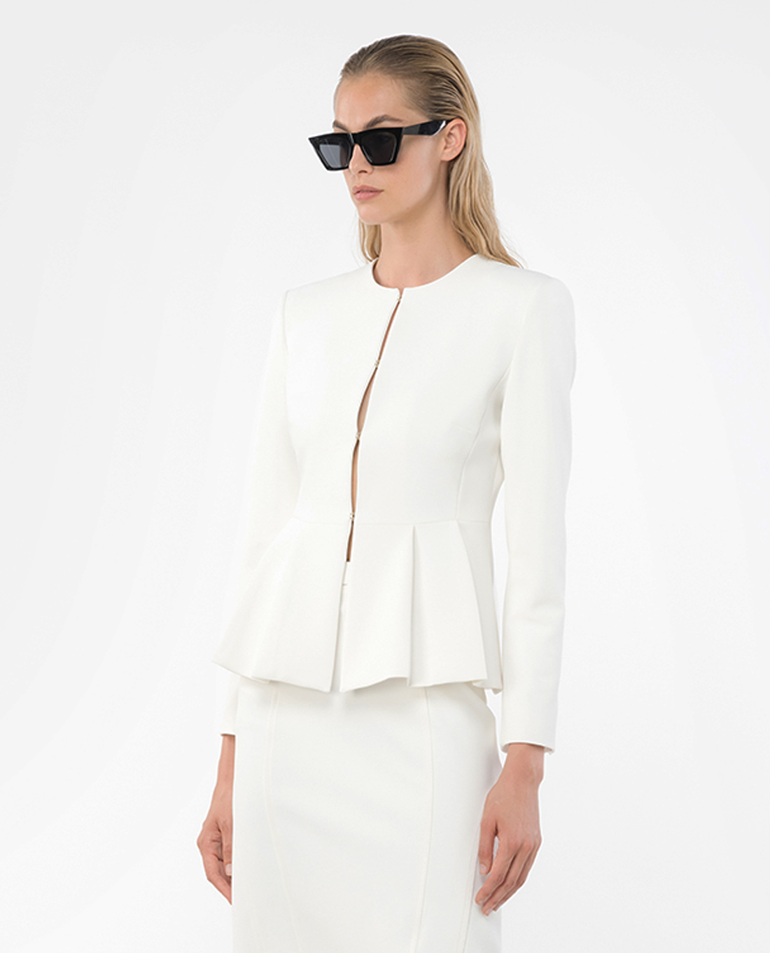 PINKO - Áo blazer nữ tay dài dáng xòe Megnone