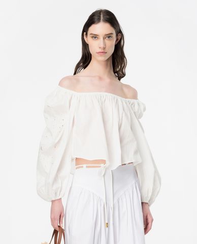  PINKO - Áo trễ vai nữ tay dài Eragon 