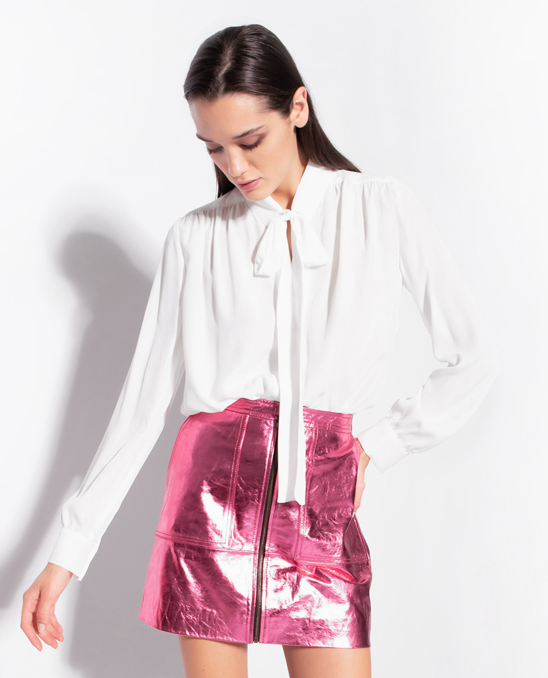 PINKO - Áo sơ mi nữ tay dài Cora