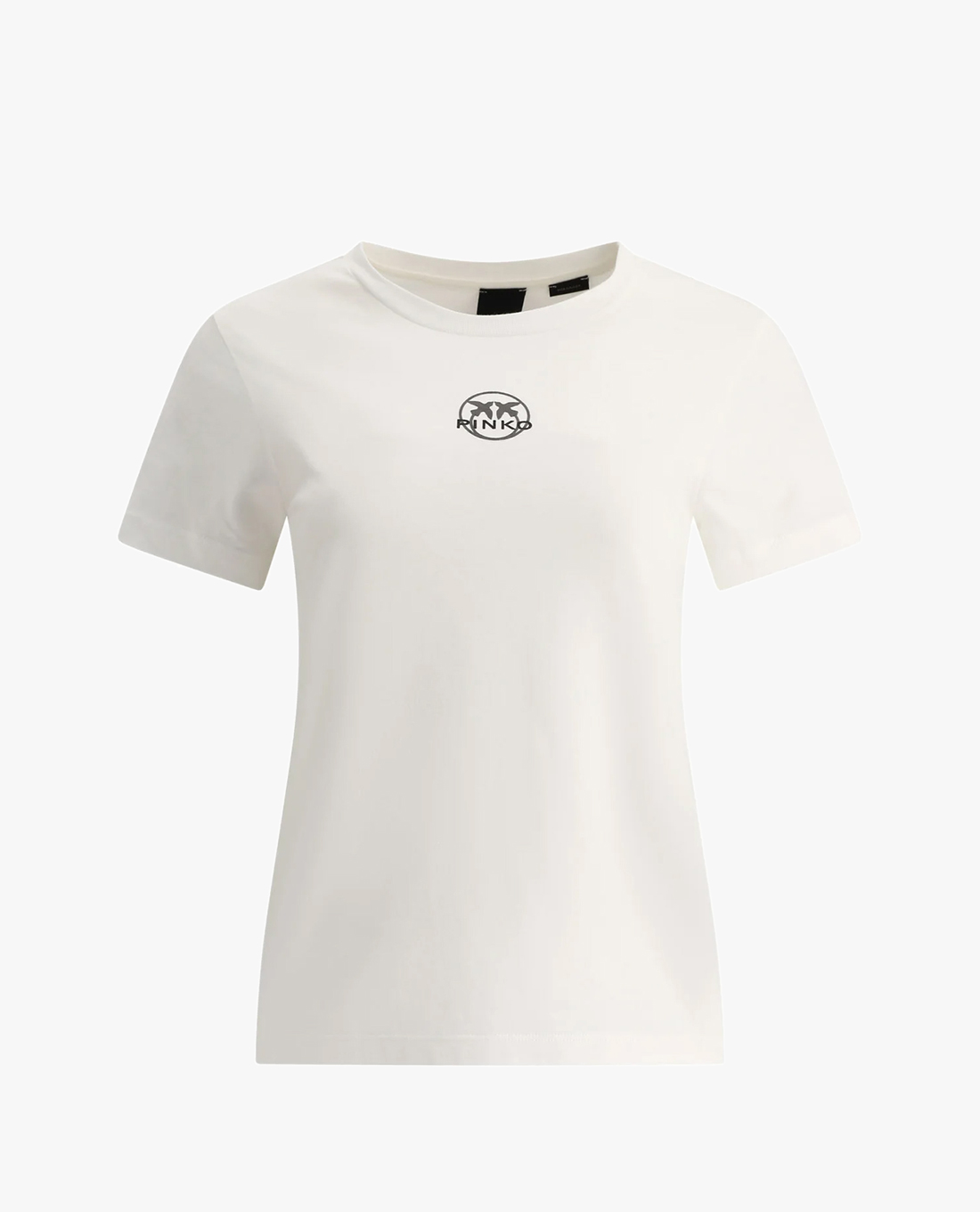 PINKO - Áo thun nữ cổ tròn tay ngắn Bussolotto