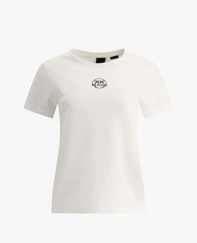  PINKO - Áo thun nữ cổ tròn tay ngắn Bussolotto 