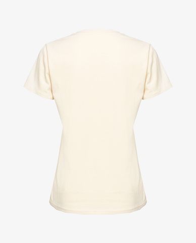  PINKO - Áo thun nữ cổ tròn ngắn tay phom ôm Ibisco 