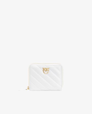  PINKO - Ví da nữ phối khóa zip Taylor V Quilt 