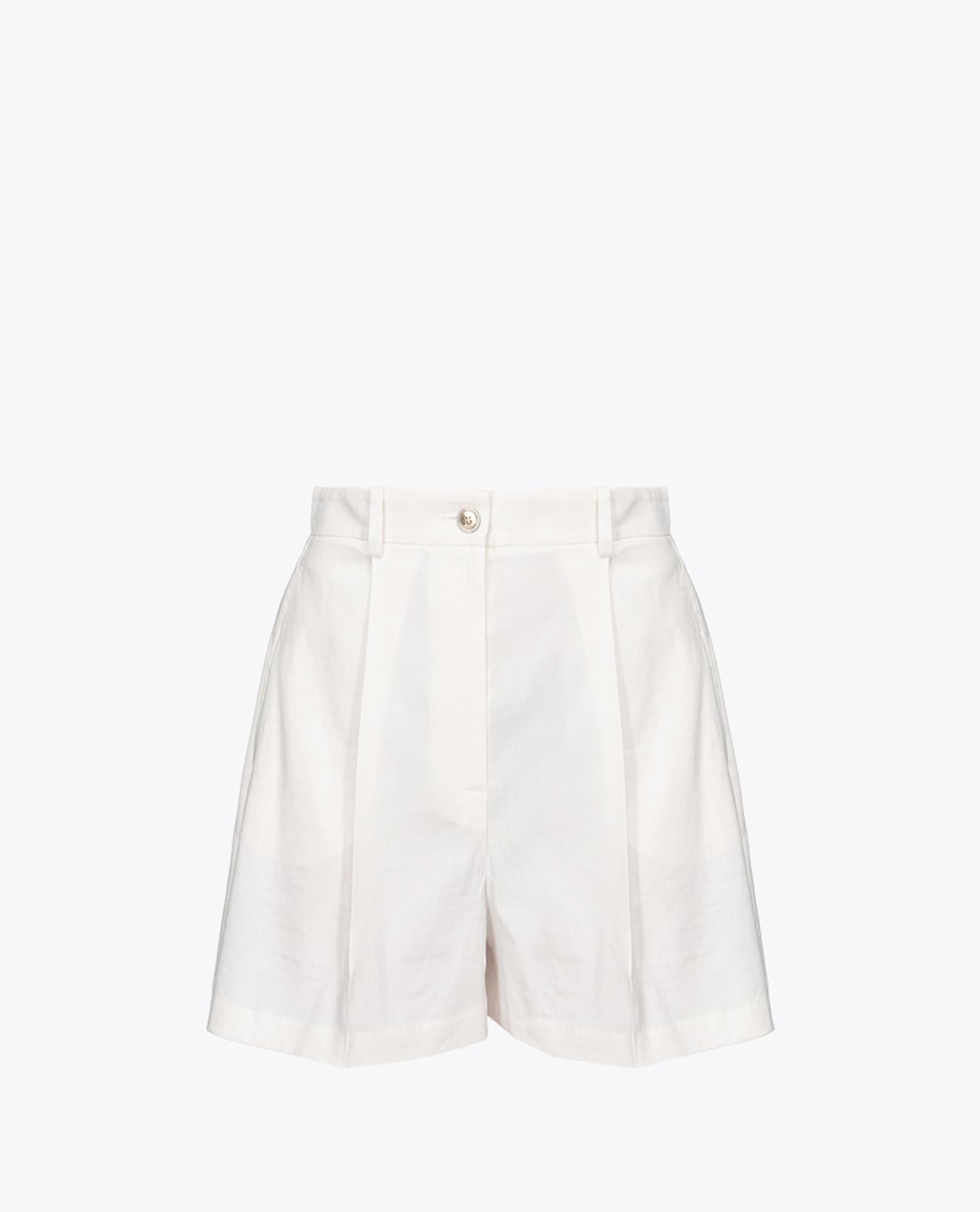 PINKO - Quần shorts nữ ống rộng lưng cao Sorridente