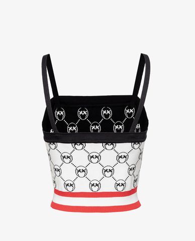  PINKO - Áo dệt kim nữ hai dây Alluminio 