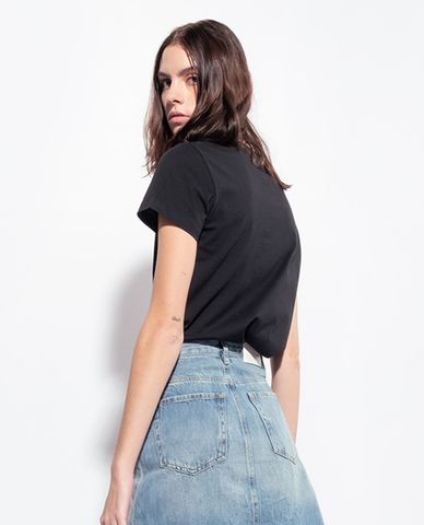  PINKO - Áo thun nữ cổ tròn tay ngắn Bussolotto 