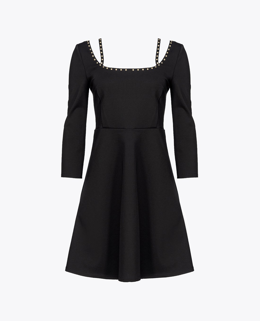 PINKO - Đầm mini cổ vuông tay lỡ Accanito