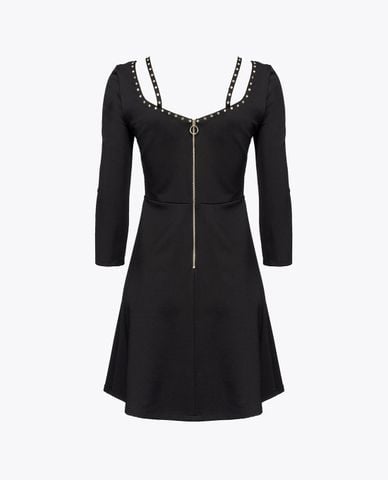  PINKO - Đầm mini cổ vuông tay lỡ Accanito 