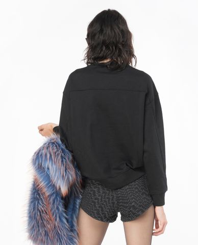  PINKO - Áo sweatshirt nữ cổ tròn tay dài Nelly 
