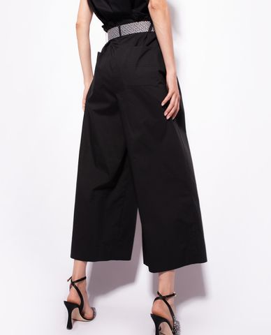  PINKO - Quần nữ ống rộng lưng cao Pupa 